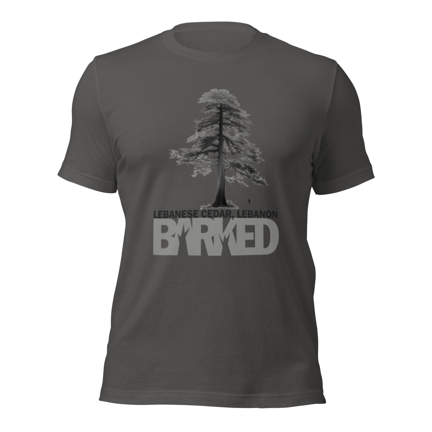 T-Shirt—Barked Lebanese Cedar 2—Lebanon