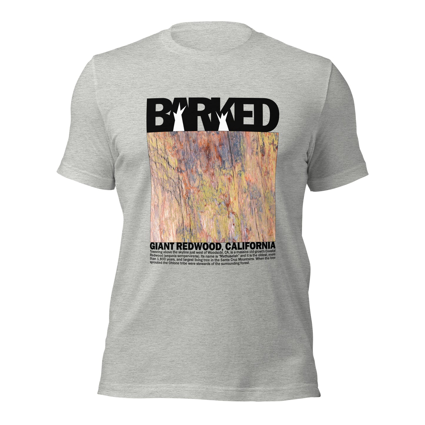 T-Shirt—Barked Coastal Redwood—California