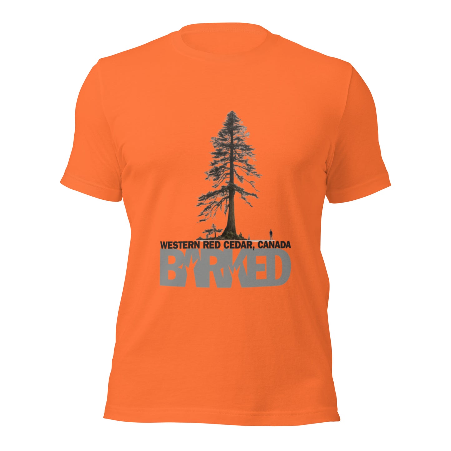 T-Shirt—Barked Western Red Cedar 2—Canada