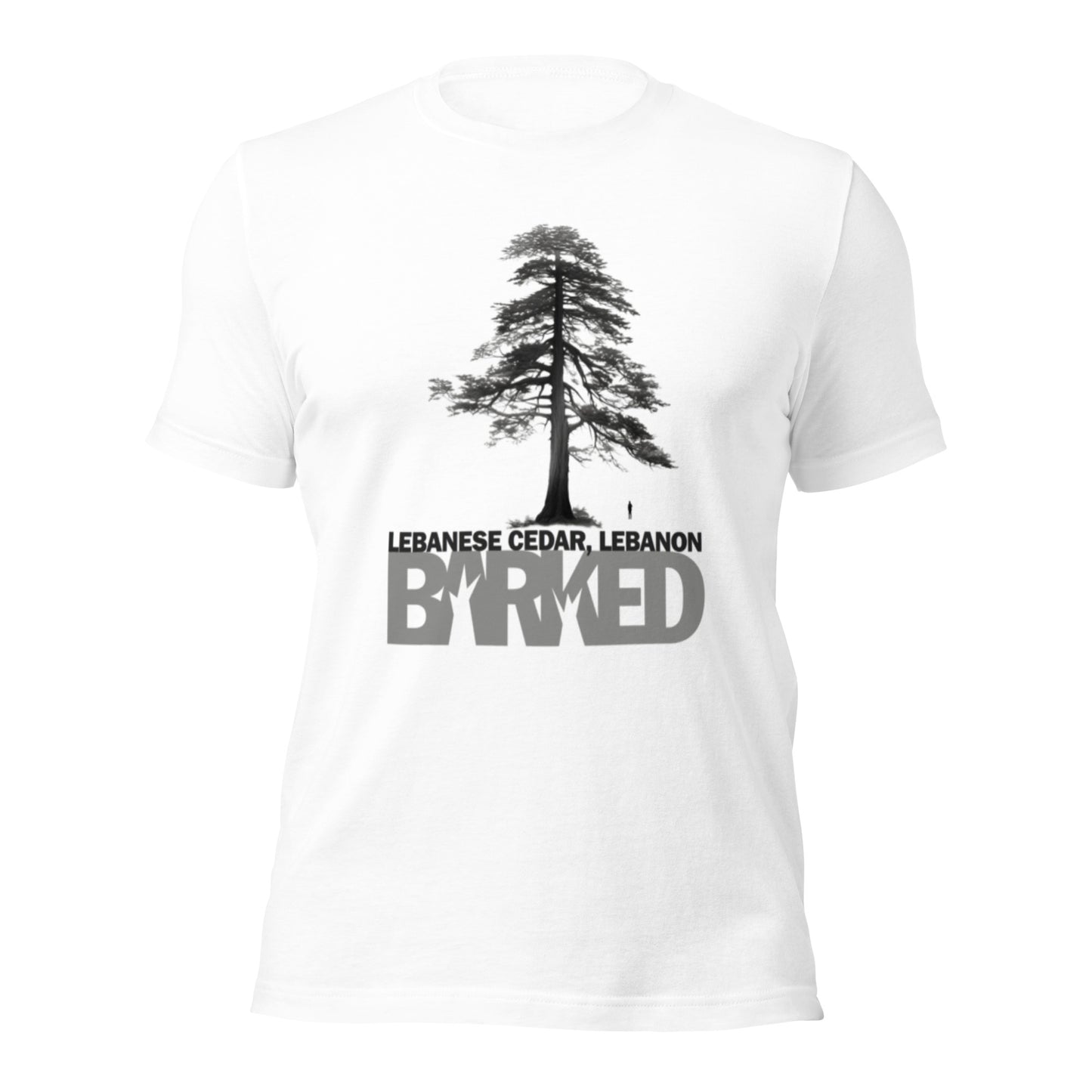 T-Shirt—Barked Lebanese Cedar 2—Lebanon